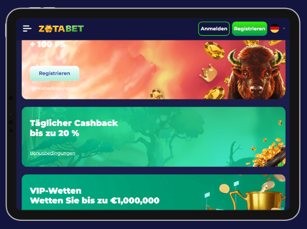 Zota Bet Mobile App